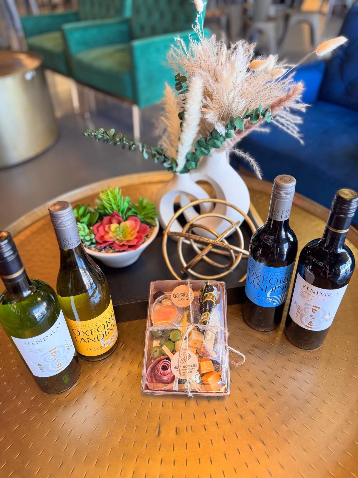 Bottle of wine on the Hopsology wine list